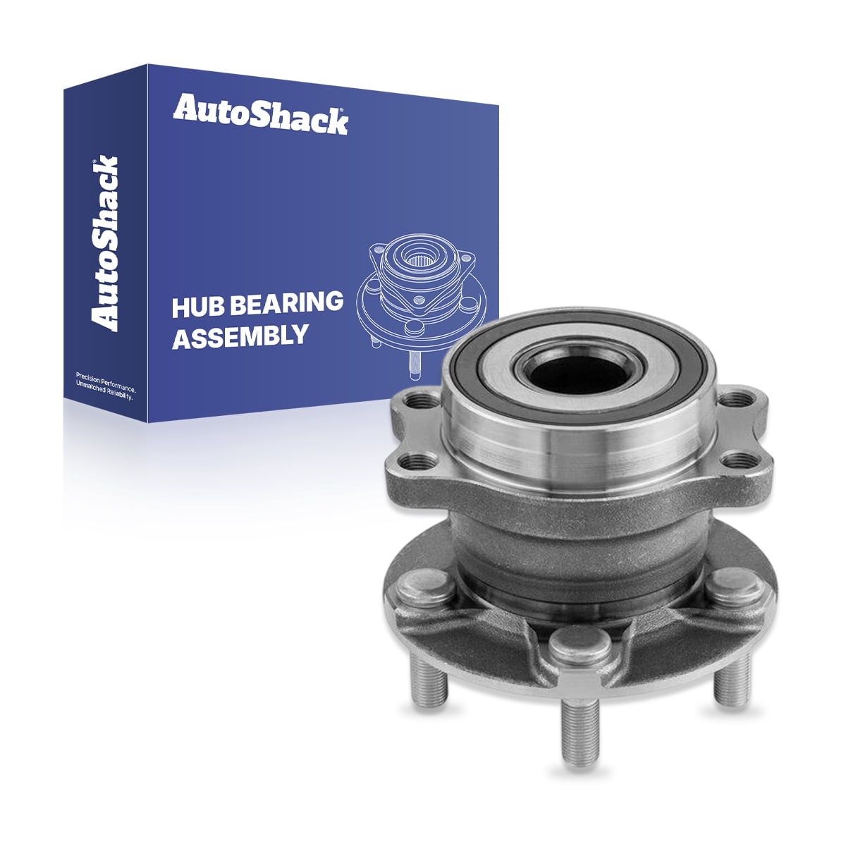 AutoShack Rear Wheel Hub Bearing Assembly - Driver or Passenger Side for Subaru, Forester 2014-2018 Crosstrek 2016-2021 Impreza 2012-2021 XV Crosstrek 2013-2015, AWD H4 2.0L 2.5L - 5-Lug, With ABS