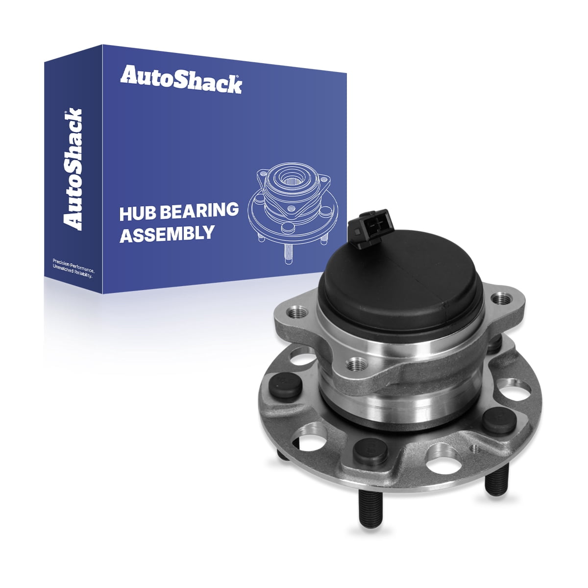 AutoShack Rear Wheel Hub Bearing Assembly - Driver or Passenger Side for Hyundai & Kia, Tucson 2016-2021 Sonata 2015-2019 Sportage 2017-2021 Optima 2016-2020, FWD L4 1.6L 2.0L 2.4L - 5-Lug, With ABS