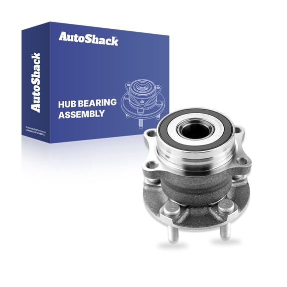 AutoShack Rear Wheel Hub Bearing Assembly, 5-Lugs, 1pc, Driver or Passenger Side, ABS compatible sensor not included for Subaru Outback 2010-2014 AWD 2.5L 3.6L