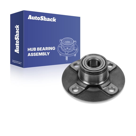 AutoShack Rear Wheel Hub Bearing Assembly - Driver or Passenger Side for Nissan, Sentra 2000-2006, FWD L4 1.8L 2.0L 2.5L - 4-Lug, Without ABS