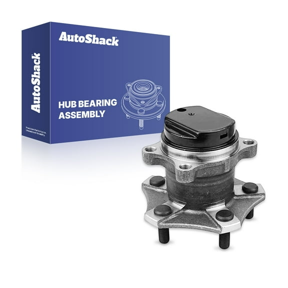 AutoShack Rear Wheel Hub Bearing Replacement for 2008 2009 2010 2011 2012 2013 Nissan Rogue 2014-2015 Rogue Select 2.5L FWD 5-Lug HB612400