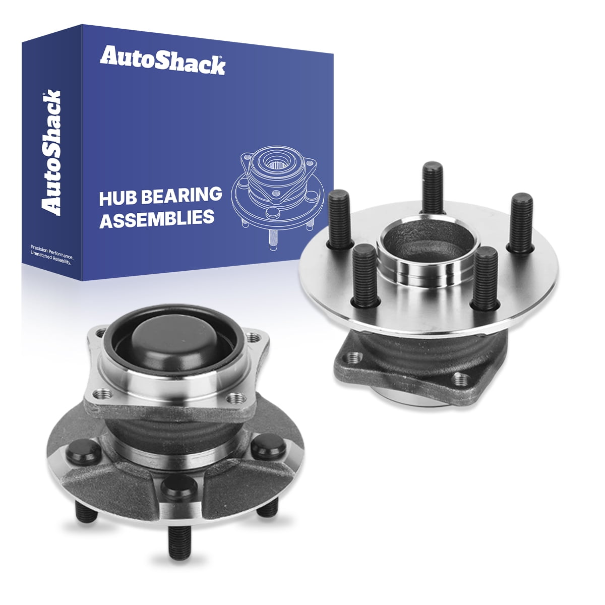 Detroit Axle - 2WD Front Wheel Bearing Hubs For Jaguar S