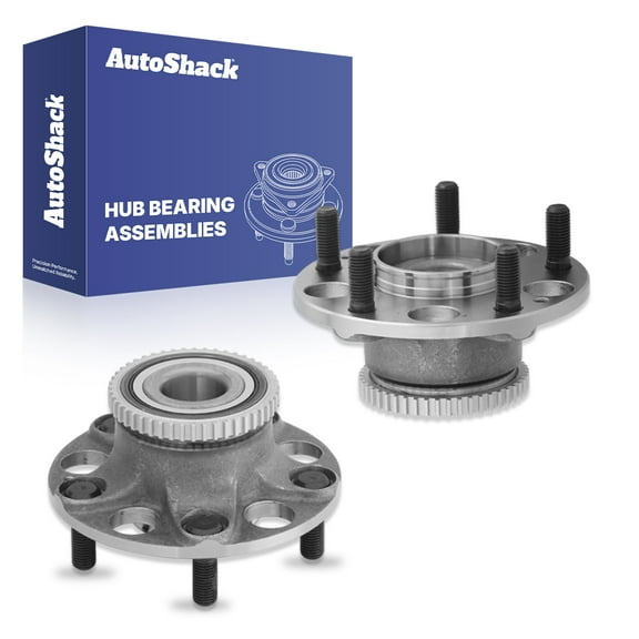 AutoShack Rear Wheel Hub Bearing Assemblies Left & Right with ABS Replacement for 2003-2007 Honda Accord 2004-2008 Acura TL 2-PC Set