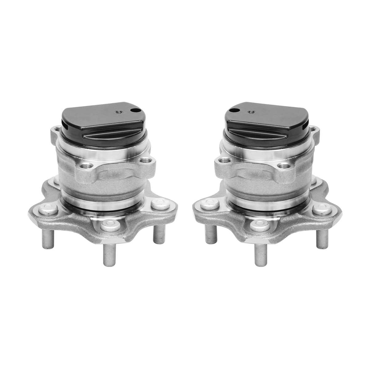 AutoShack Rear Wheel Hub Bearing Set of 2 Driver and Passenger Side Replacement for 2008 2009 2010 2011 2012 2013 Nissan Rogue 2014-2015 Rogue Select 2013-2019 Nissan NV200 2.5L FWD 5-Lug HB612400PR