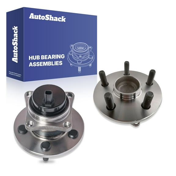 AutoShack Rear Wheel Hub Bearing Assemblies with ABS| Replacement for 2009-2010 Pontiac Vibe 2009-2018 Toyota Corolla 2009-2014 Toyota Matrix | 2-PC