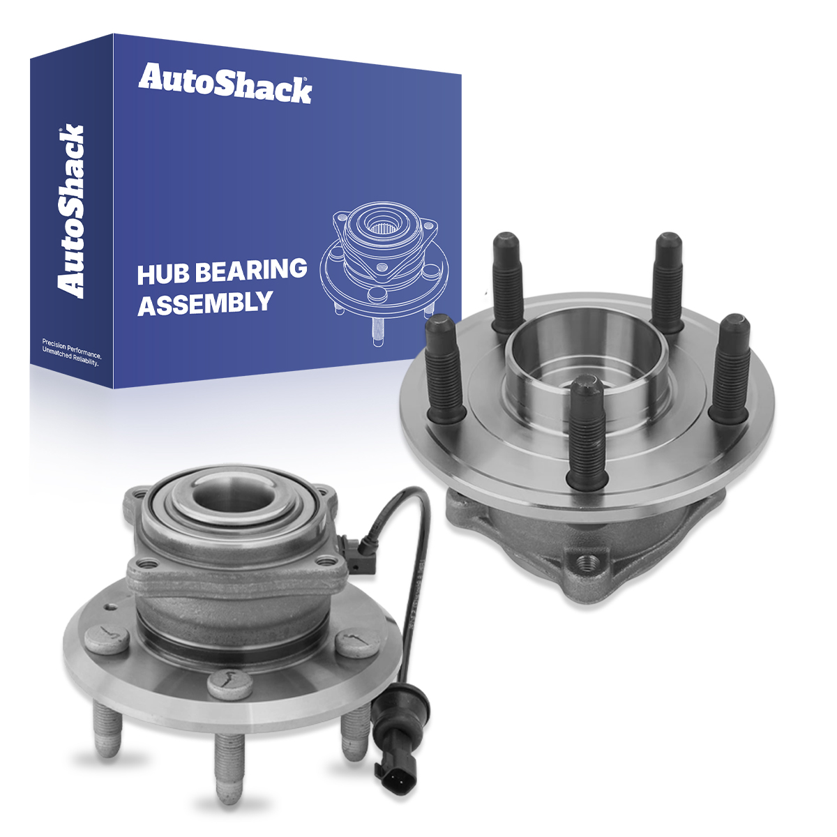 AutoShack Rear Wheel Hub Bearing Assemblies with ABS| Replacement for 2010-2017 Chevrolet Equinox 2010-2017 GMC Terrain | 2-PC