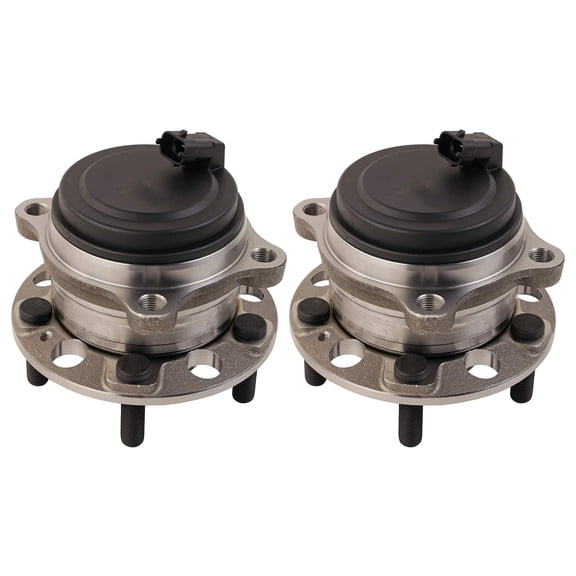 AutoShack Rear Wheel Hub Bearing Set of 2 Driver and Passenger Side Replacement for 2016 2017 2018 2019 2020 Kia Sorento 2.0L 2.4L 3.3L V6 FWD 4-Lug HB612648PR