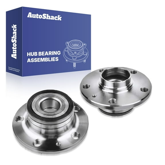 AutoShack Rear Wheel Hub Bearing Assemblies with ABS| Replacement for 2005-2018 Volkswagen Jetta 2012-2021 Volkswagen Passat 2009-2018 Volkswagen Tiguan | 2-PC