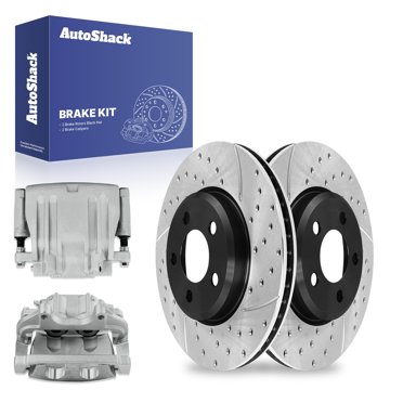 Front Disc Brake Rotors For 2006-2020 Dodge Charger & Chrysler 300 – 345mm, Pair