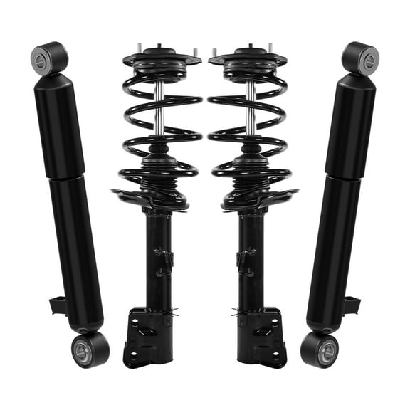 AutoShack Front and Rear Complete Strut & Coil Spring Assemblies & Shock Absorbers - Driver and Passenger Side for Hyundai, Santa Fe 2010-2012, AWD FWD L4 2.4L V6 3.5L