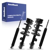 AutoShack Front and Rear Complete Strut Assembly with Coil Springs & Shocks, Driver & Passenger Side for Nissan Murano 2009-2010, 2014-2024 AWD FWD 2.5L 3.5L