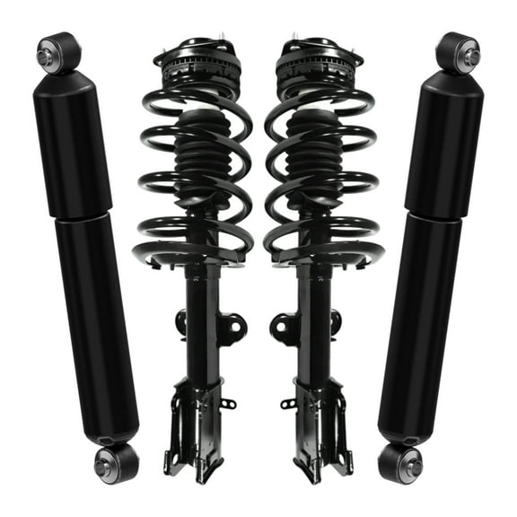 AutoShack Front and Rear Complete Strut & Coil Spring Assemblies & Shock Absorbers - Driver and Passenger Side for Dodge & Chrysler, Grand Caravan 2012-2020 Town & Country 2013-2016, FWD V6 3.6L