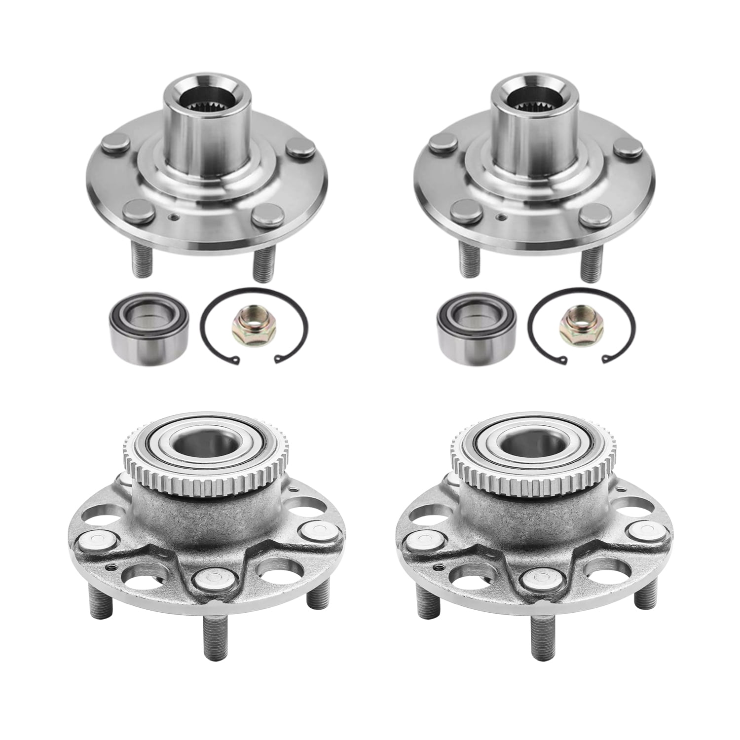 USAUTO Front Wheel Hub & Bearing For 2015-2019 Acura TLX / 2013-2017 Honda Accord