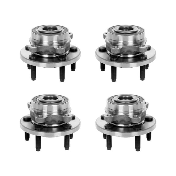 AutoShack Front & Rear Wheel Hub Bearing Assemblies with ABS | Replacement for 2009-2019 Ford Flex 2010-2019 Ford Taurus 2009-2016 Lincoln MKS 2010-2019 Lincoln MKT | 4-PC