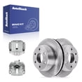 thumbnail image 1 of AutoShack Rear Vented Brake Rotors + Calipers 4-PC Brake Kit Replacement for 2000-2001 GMC Yukon XL 1500 2002 GMC Sierra 1500 2000 Chevy Suburban 1500 2002 Chevy Silverado 1500 12.99" (330 mm), 1 of 5