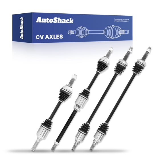AutoShack Front & Rear CV Axle Shaft Assembly, 4pcs, Compatible with Nissan Rogue 2008-2013 AWD 2.5L