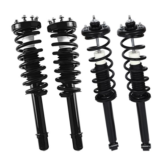 AutoShack Front & Rear Complete Strut & Coil Spring Assemblies for Acura, TSX 2004-2008, FWD L4 2.4L