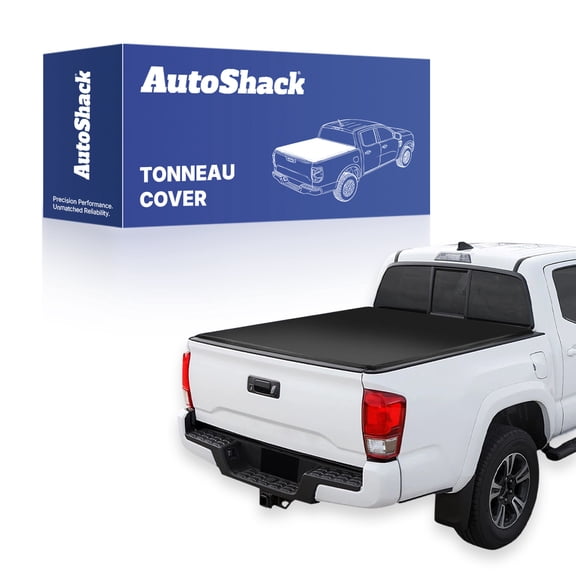 AutoShack Soft Roll Up Truck Bed Tonneau Cover for Toyota Tacoma 2024-2026, 4WD AWD RWD L4 2.4L, 5' Bed (60") with Deck Rail System