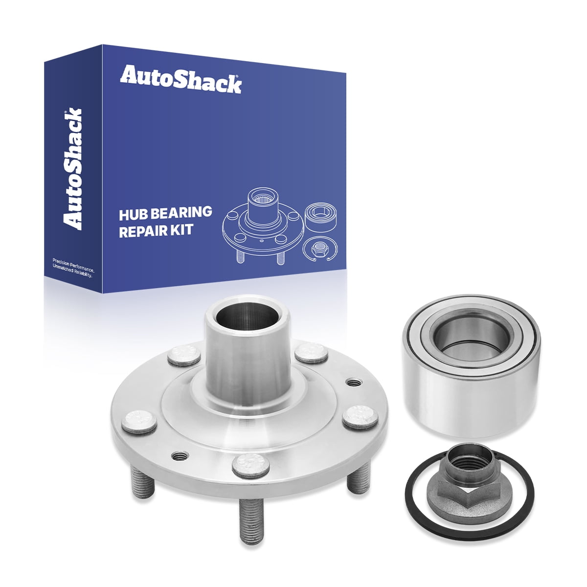 FWD FRONT WHEEL Bearings Rear Hub Set For 2006 2007 2008 - 2012