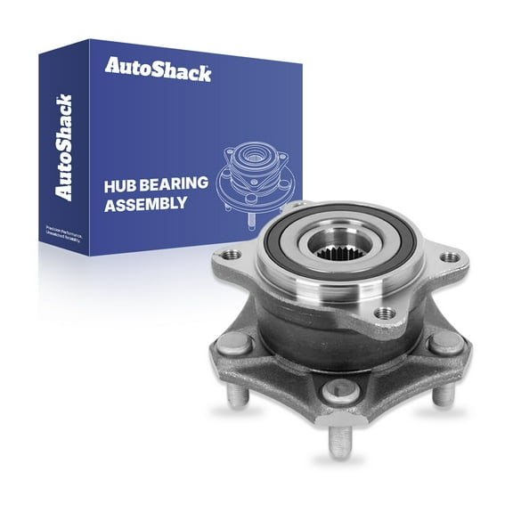 AutoShack Front or Rear Wheel Hub Bearing Assembly - Driver or Passenger Side for Suzuki, Grand Vitara 2006-2013 Kizashi 2010-2013, 4WD AWD RWD L4 2.4L V6 2.7L 3.2L - 5-Lug, With ABS