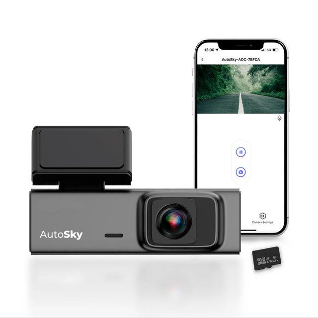AutoSky Dash Cam 2k 2024 Update Dash Camera for Cars Mini Dash Cam