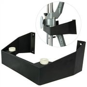 AutoSolo Heavy-Duty Wall Mount Rack for AutoSolo ASWG001 Wheel Clamp - Black Powder Coated Steel with Complete Screw Set - Ideal for Garage Organization & Wheel Alignment Tools