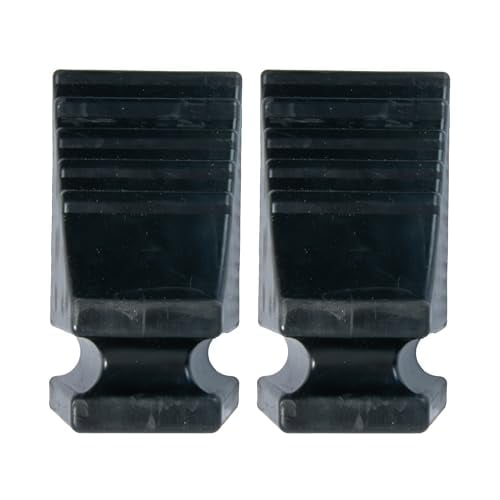 AutoSolo Replacement Wheel Chocks for Wheel Alignment Turn Plates (Set of 2) - Durable Materials for Auto Shops, Garages, and Personal Use