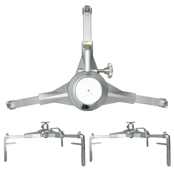 AutoSolo Wheel Alignment Tire Clamp with Magnetic Adapter Plate - Front End Alignment Tool