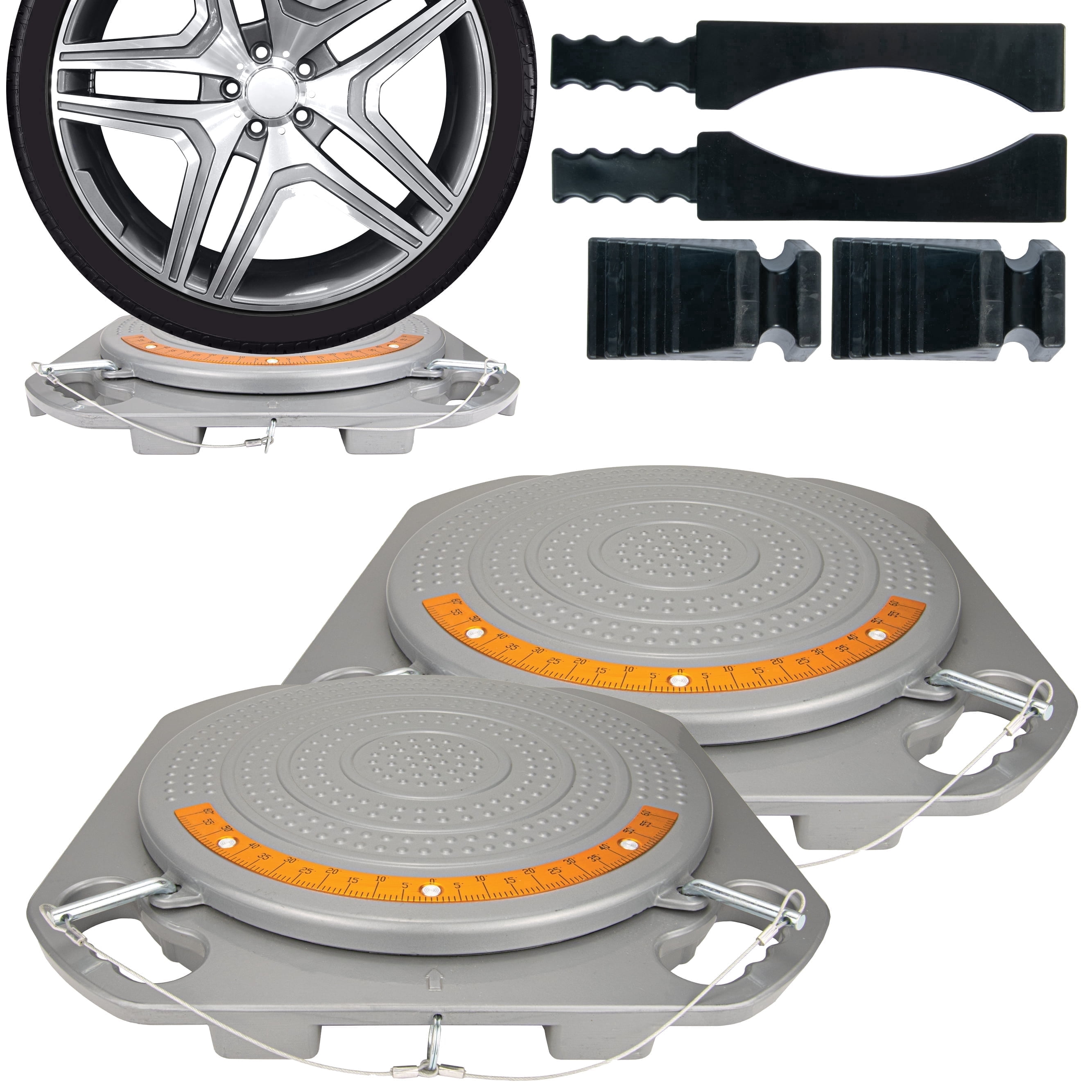 Alignment Dial Free Shipping! AutoSolo Wheel Alignment Turn Plates - 4-Ton Capacity ...