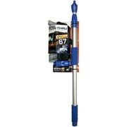 AutoSpa RV Flow-Thru Big Brush Extension 67" Length Navy Blue, Aluminum Pole
