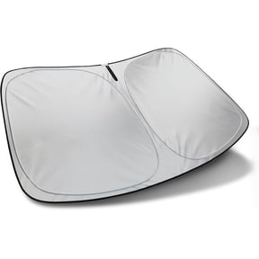 AutoTech Park Foldable Sunshade Compatible with 2008-2020 Dodge Caravan Mini Van, UV Reflective and Easy Storage, Custom-fit Car Windshield Sun Shade