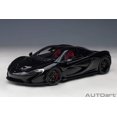 thumbnail image 1 of McLaren P1 Fire Black with Red and Black Interior 1/18 Model Car by Autoart, 1 of 11
