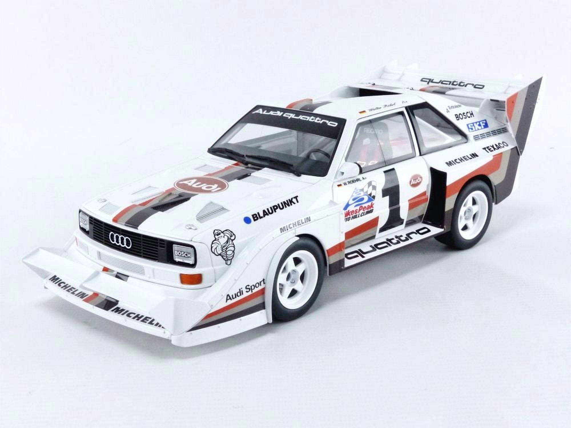 Autoart 88700 Modellauto 1:18 Audi Quattro S1 Pikes Peak Winner 1987 Walter Röhrl Winner