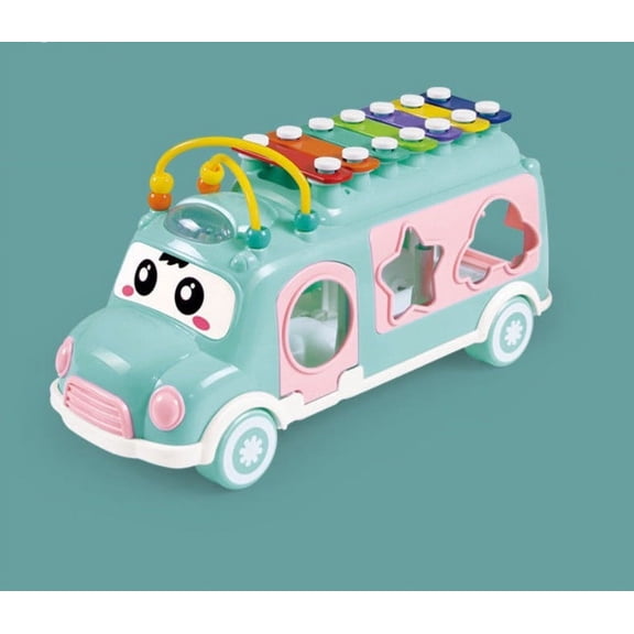 Autobús de percusión manual y música de octava multifuncional para educación infantil Families Gifts