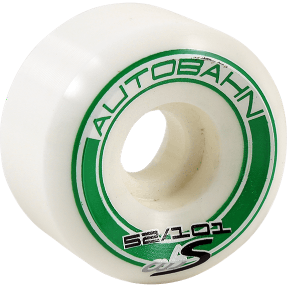 Autobahn Abs Gt1 Widebody Skateboard Wheels 52mm 101a White/Green