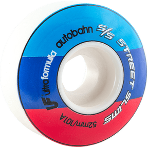 Autobahn Street Slim Ultra Skateboard Wheels 52mm 101a White