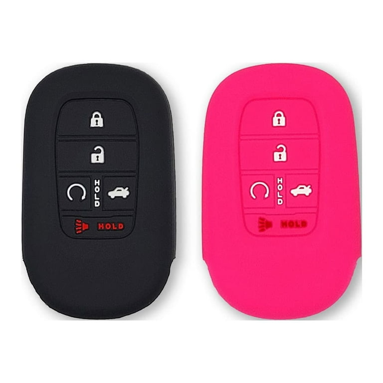 Guscio In Silicone Cover Chiave Per Telecomando Honda 3 Tasti Blu Civic City Jade Jazz Fit