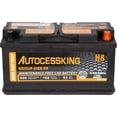 thumbnail image 1 of Autocessking Platinum AGM 12V Automotive Battery BIC Group 49 95AH 200 CCA, Premium Maintenance Free AGM Car Batteries Top Post for Cars, 36 Months Warrantly, 1 of 10