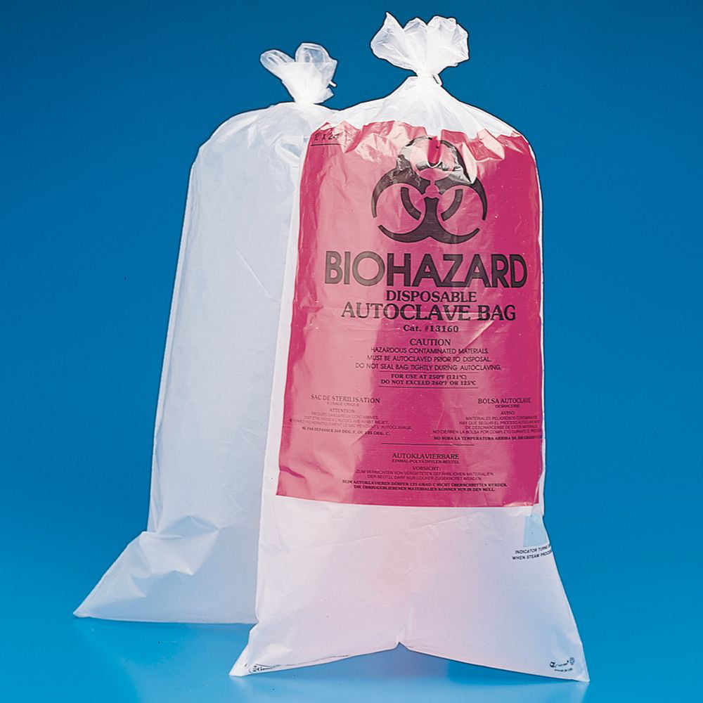 24W x 30H, Econo-Guard Red Autoclave Bags | Action Health
