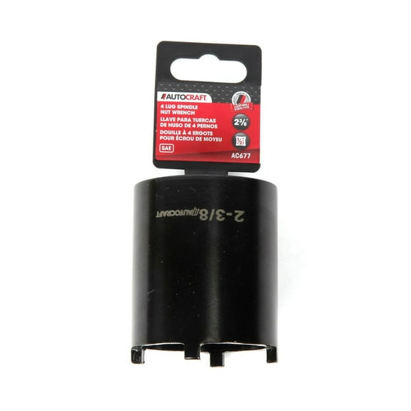 Autocraft 2-3/8 in. 4 Lug Spindle Nut Wrench, 1 each, sold by each