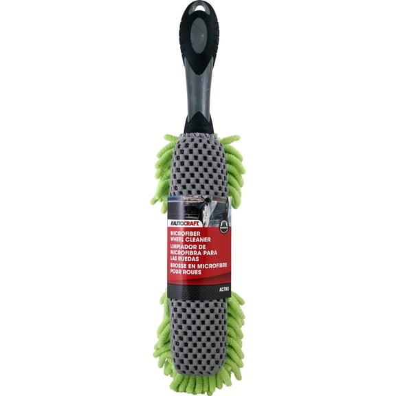 Autocraft Bendable Microfiber Wheel Cleaning Brush - Soft and gentle on your wheels, 1 each, sold by each