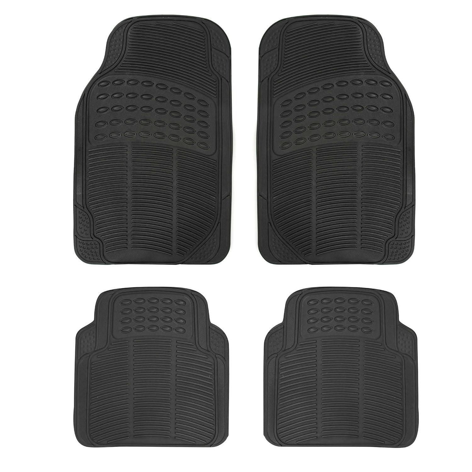 Autocraft Floor Mats, Universal, Black, 4PC