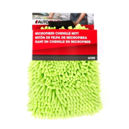 Autocraft Microfiber Chenille Wash Mitt