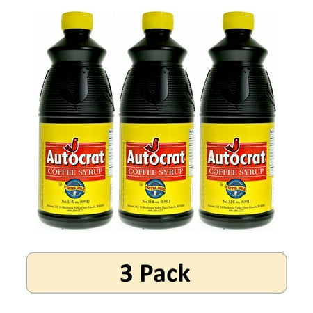 Autocrat Coffee Coffee Syrup 32 Oz (Pack of 3)