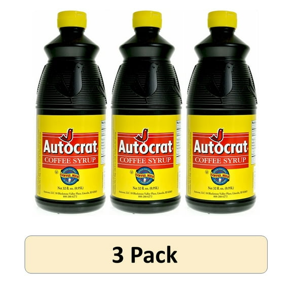 Autocrat Coffee Coffee Syrup 32 Oz (Pack of 3)