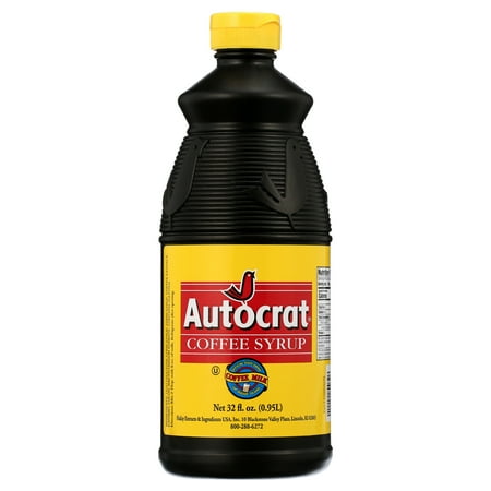 Autocrat Coffee Syrup With Rich Flavor And Natural Ingredients, 32 fl oz
