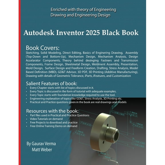 Autodesk Inventor 2025 Black Book, (Paperback)