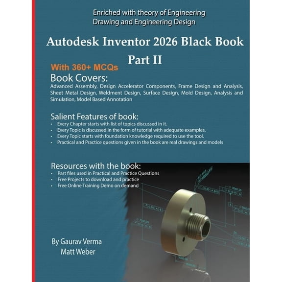 Autodesk Inventor 2026 Black Book Part II, (Paperback)