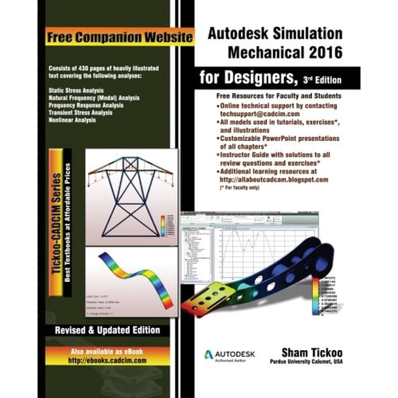 Pre-Owned Autodesk Simulation Mechanical 2016 for Designers, 3rd Edition