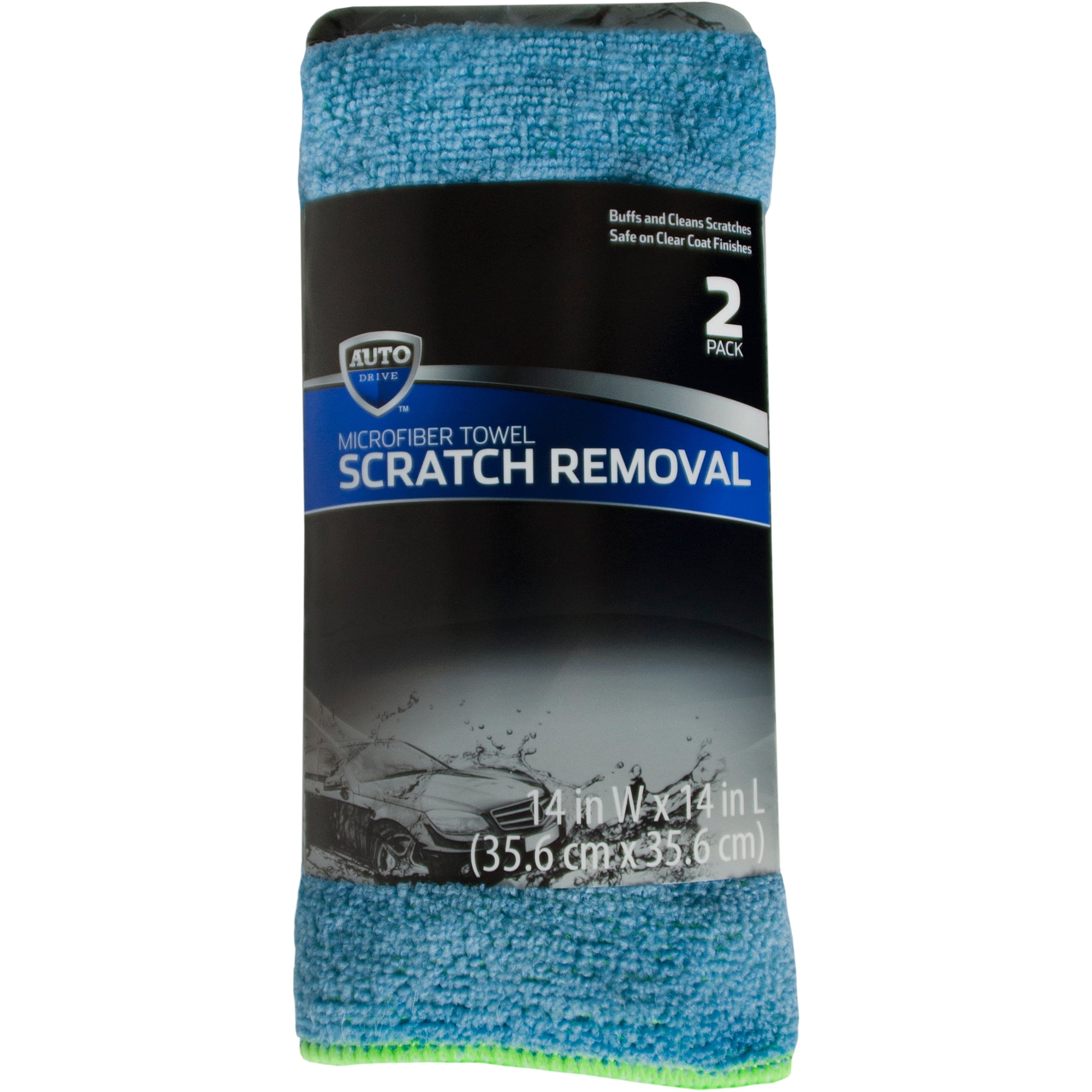 Autodrive Scratch Removal Towels, Blue, 2Pack